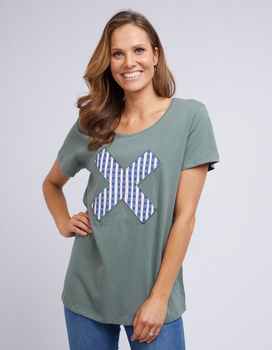 Cross it Off Short Sleeve Tee | Green