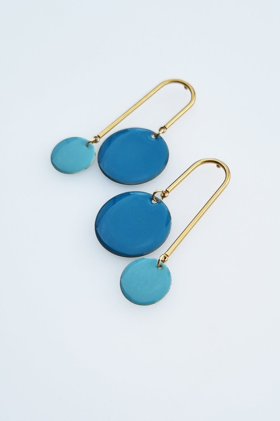 Bubble Earrings - Blue
