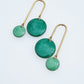 Bubble Earrings - Green