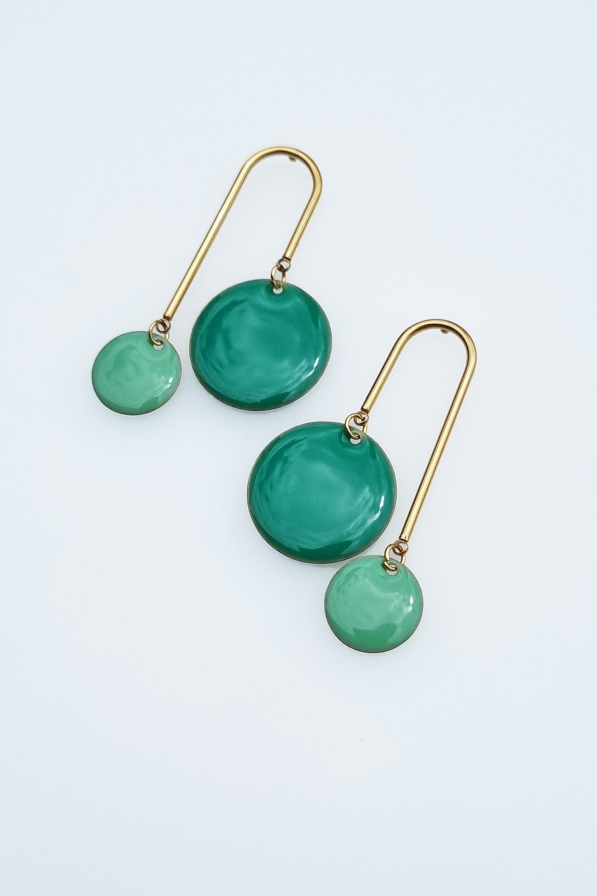 Bubble Earrings - Green