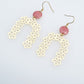 Drapery Earrings - Pink