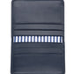 Leather Bifold Cardholder - Navy