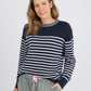 Portia Navy Stripe Knit