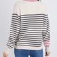 Portia Stripe Oat/ Navy Knit