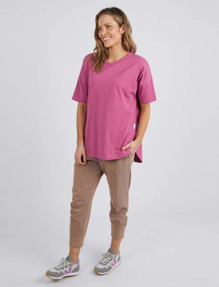 Society Short Sleeve Mulberry Top