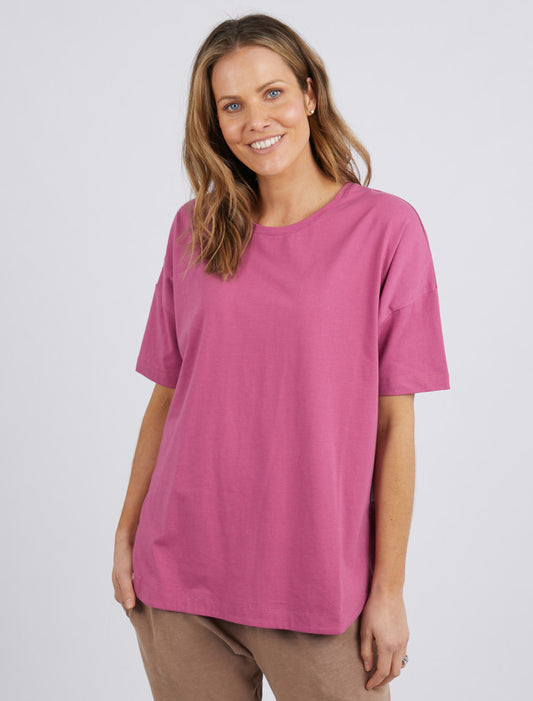 Society Short Sleeve Mulberry Top