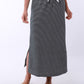 Navy & White Stripe Travel Skirt