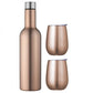 Wine Travellers Set | Rose Gold