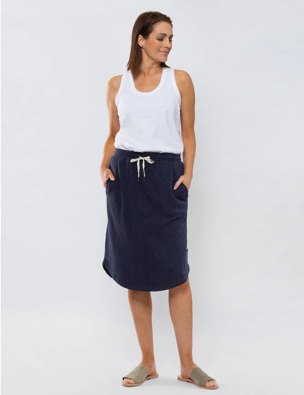 Fundamental Navy Isla Skirt