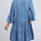 Winnie Chambray Dress - Blue